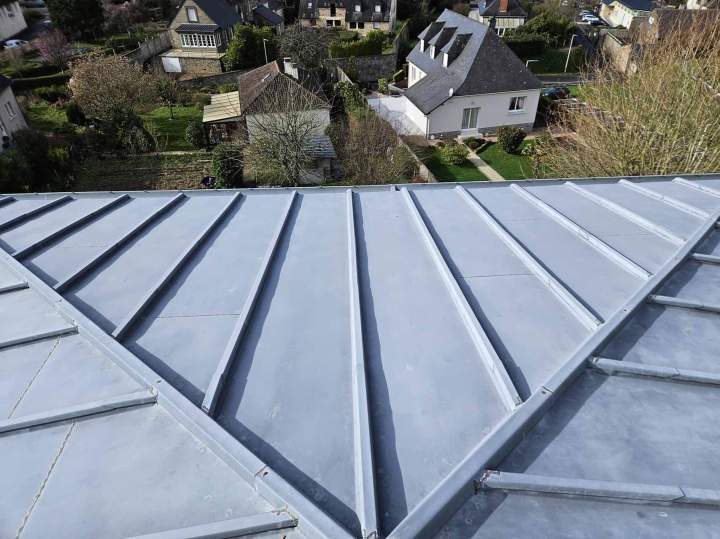 Revêtement de toiture en zinc Caen