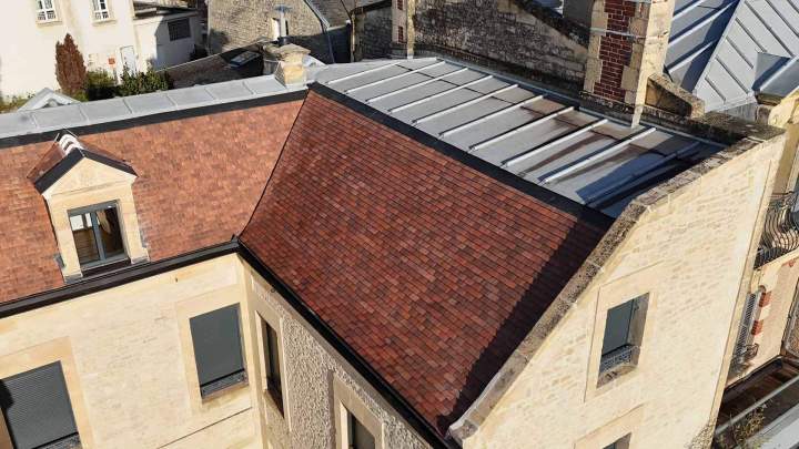 Réfection toiture maison Caen